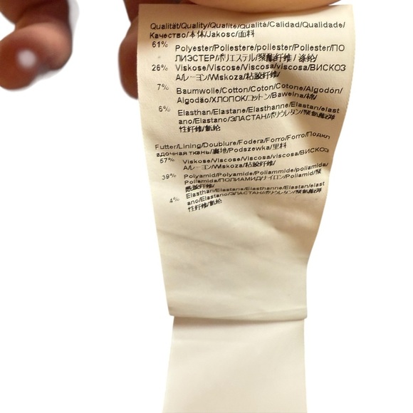 Hugo Boss Women’s “Dadorina” Bright Blue V-Neck Belted Sleeveless Pencil Dress - Picture 10 of 10